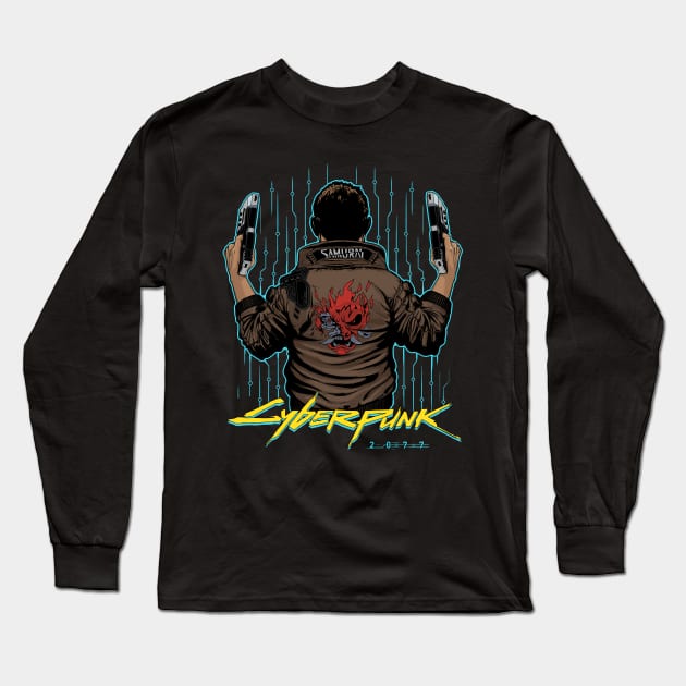 Cyberpunk Long Sleeve T-Shirt by xartt